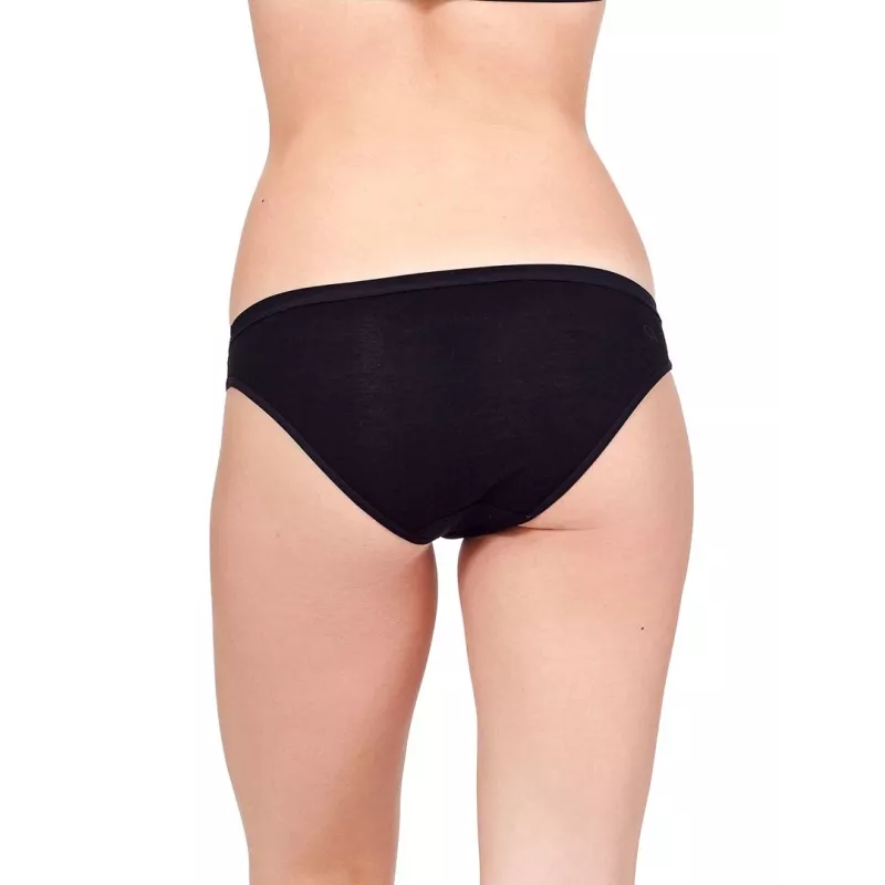Icebreaker Vyriškos 103164001 Merino vilnos bikini kelnaitės Juodos
