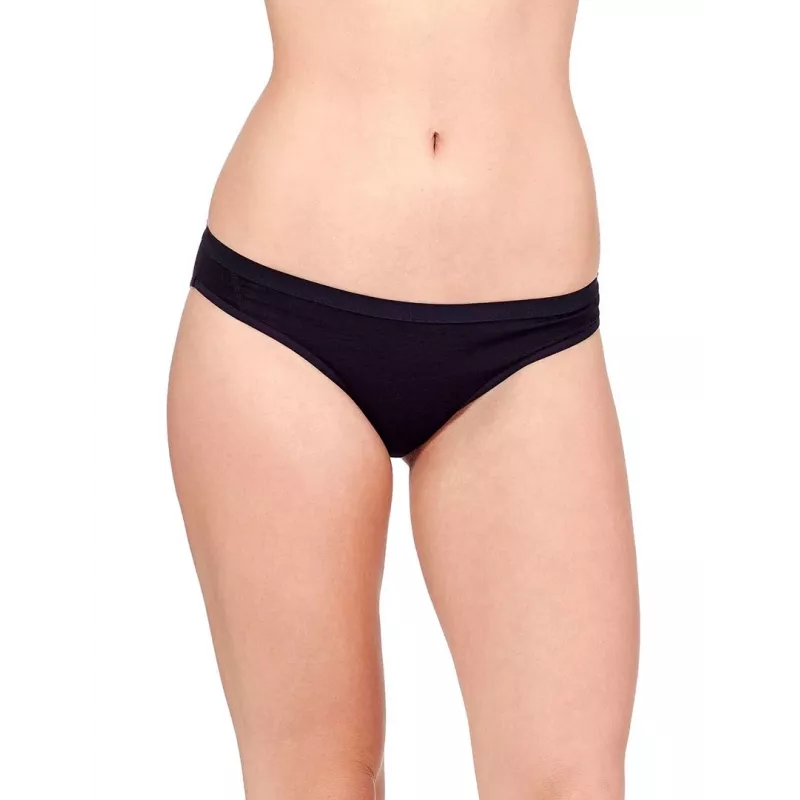 Icebreaker Vyriškos 103164001 Merino vilnos bikini kelnaitės Juodos