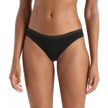 Icebreaker Vyriškos 103164001 Merino vilnos bikini kelnaitės Juodos