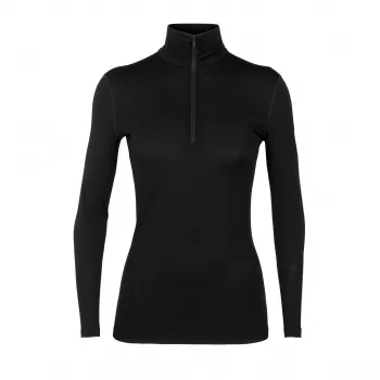 Icebreaker Merino 200 Oasis LS Half Zip Women's Black