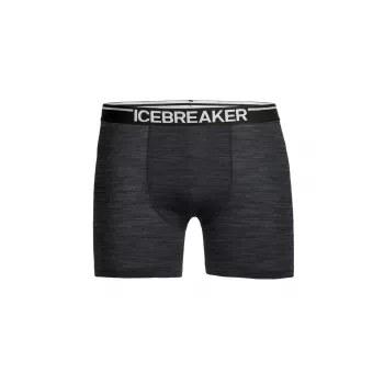 ICEBREAKER Merino Anatomica Boxers vyriški, Jet Heather