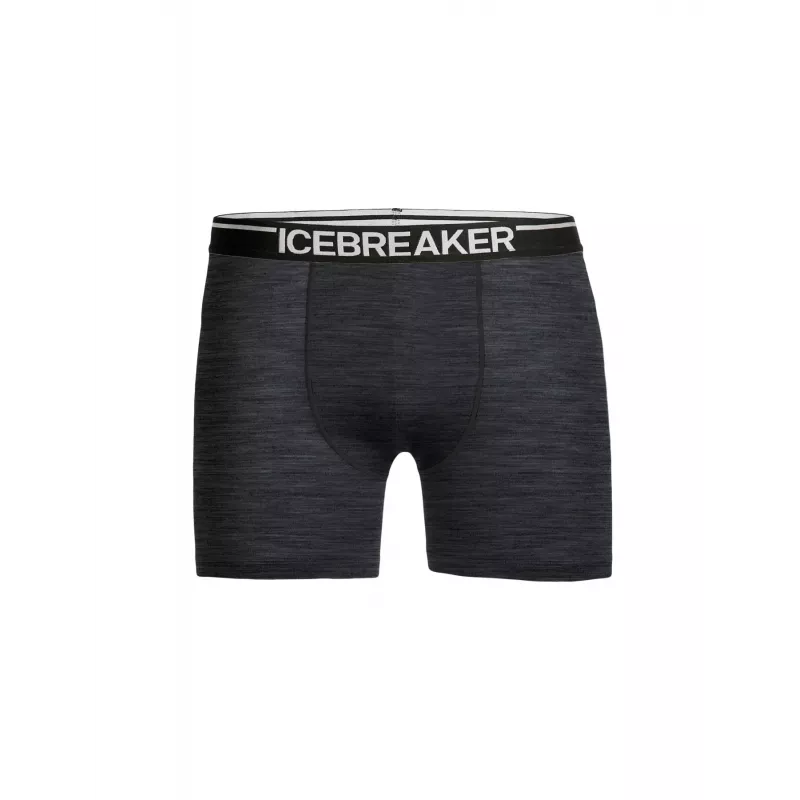 ICEBREAKER Merino Anatomica Boxers vyriški, Jet Heather