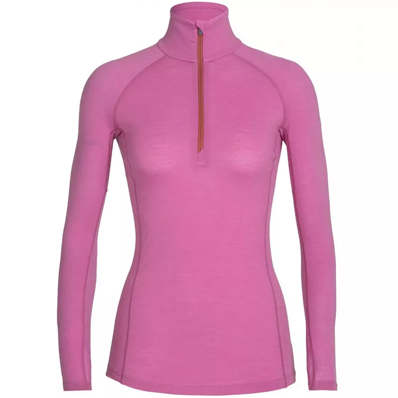 Icebreaker Merino Zone Half Zip 150 Women's Base Layer Top Cosmic Grape