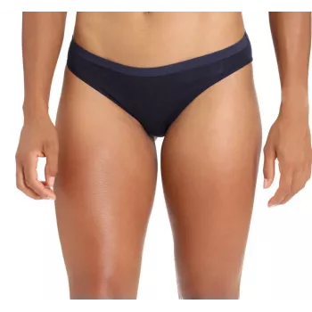 Icebreaker Siren Bikini moteriškos kelnės Midnight Navy vilnos mišinys