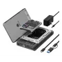 ICY BOX Docking and Clone Station, skirta M.2 NVMe SSD ir 2,5/3,5 col. SATA diskams
