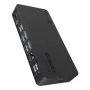 ICY BOX Heart Dock 2255 11-in-1 prijungimo stotelė, DisplayLink DL-6950, 2x HDMI/DP 4K@60Hz, 96W Power Delivery, Gigabit LAN, USB-C/A 10Gbps