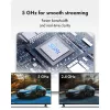 Icy Box IB-WL101 belaidžio HDMI prailgintuvo rinkinys – USB-C į HDMI siųstuvas ir imtuvas, Full HD 1080p, 30 m veikimo nuotolis, juodos spalvos