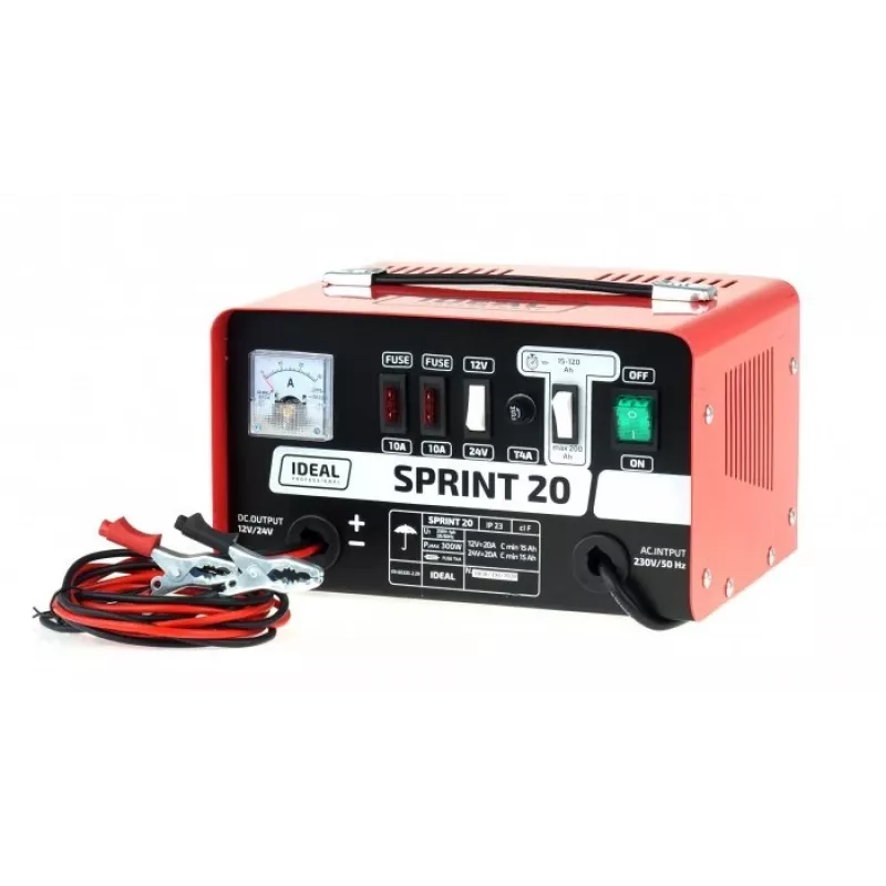 IDEAL Charger SPRINT 20, Įkrovimo įtampa: 12/24 V