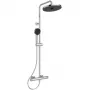 Ideal Standard Ceratherm T25+ termostatinis dušo komplektas su viršutiniu dušu 260 mm ir rankiniu dušu 100 mm, chromuotas