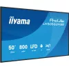 IIYAMA LH5066UHSB-B1AG 50 colių 4K UHD IPS skaitmeninių reklamų ekranas su Android, 2x HDMI, USB-C, 500 cd/m²