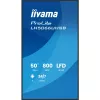 IIYAMA LH5066UHSB-B1AG 50 colių 4K UHD IPS skaitmeninių reklamų ekranas su Android, 2x HDMI, USB-C, 500 cd/m²