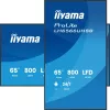 IIYAMA LH6566UHSB-B1AG 65 colių 4K UHD skaitmeninių ženklų ekranas su Android 11, 500 cd/m², 2x HDMI, USB-C, DP, WiFi, 18/7 veikimas