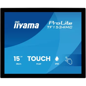 IIYAMA ProLite TF1534MC-B8X 15 col. XGA TN LED jutiklinis monitorius (HDMI, DP, VGA, USB, IP54)