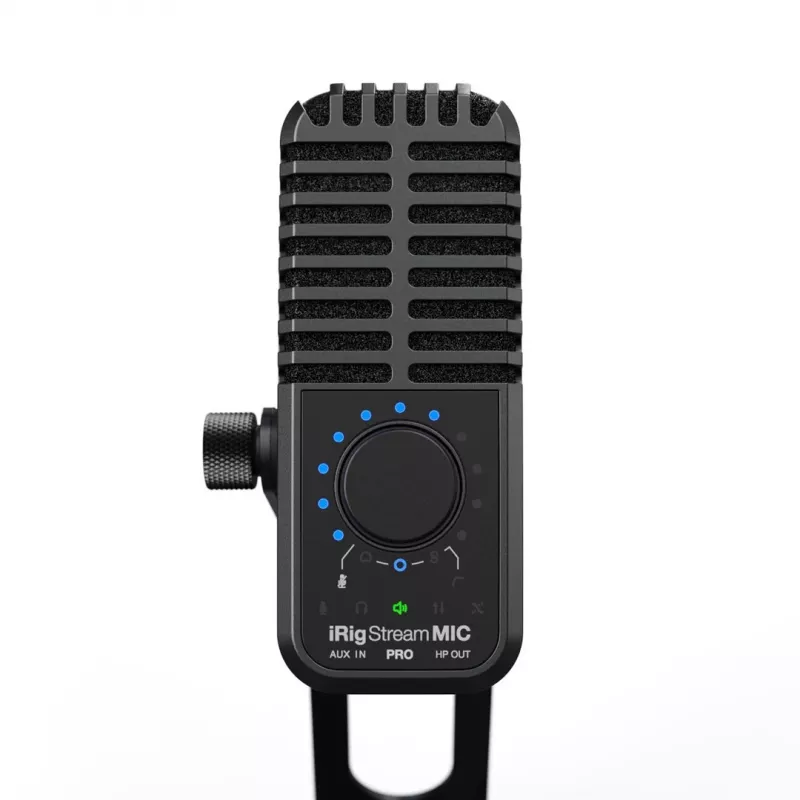 IK Multimedia iRig Stream Mic Pro - kondensatorinis mikrofonas