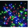 iLike 100 LED spalvotos girliandos su žaliu laidu 3m