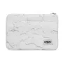 iLike 15-16 colių medžiaginė nešiojamojo kompiuterio rankinė Marble White