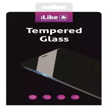iLike 2.5D Black Frame Full Glue Tempered Glass Screen Protector, skirta Xiaomi Redmi 9A