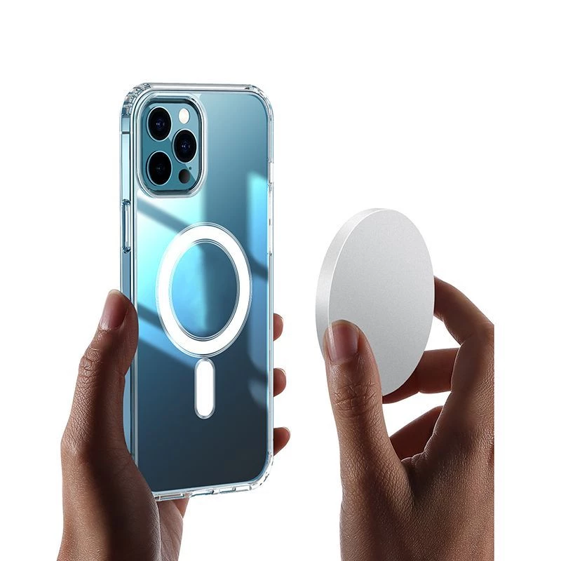 iLike Anti Shock 1.5 mm Mag Case, skirtas Samsung Galaxy A17 4G / A17 5G, permatomas, didelė anga