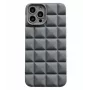 iLike Apple 3D Cube dėklas, skirtas iPhone 14 6,1 colio - juodas