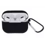 iLike Apple AirPods 3 su Dėklu su Kabliuku Juoda