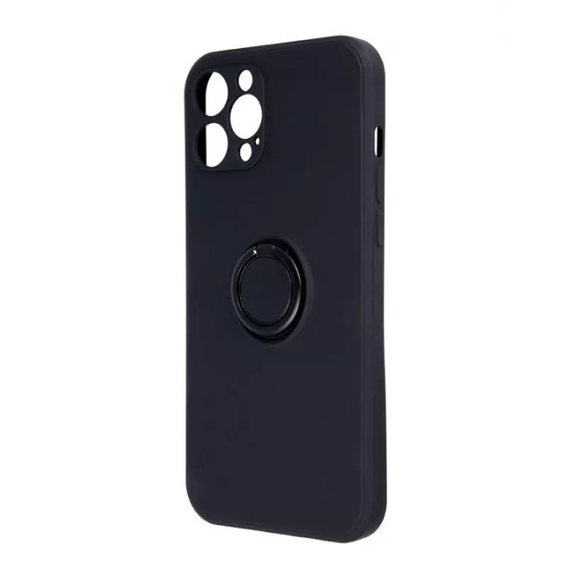 iLike Apple Finger Grip Case, skirta iPhone 16 Pro Max 6,9 inch juoda