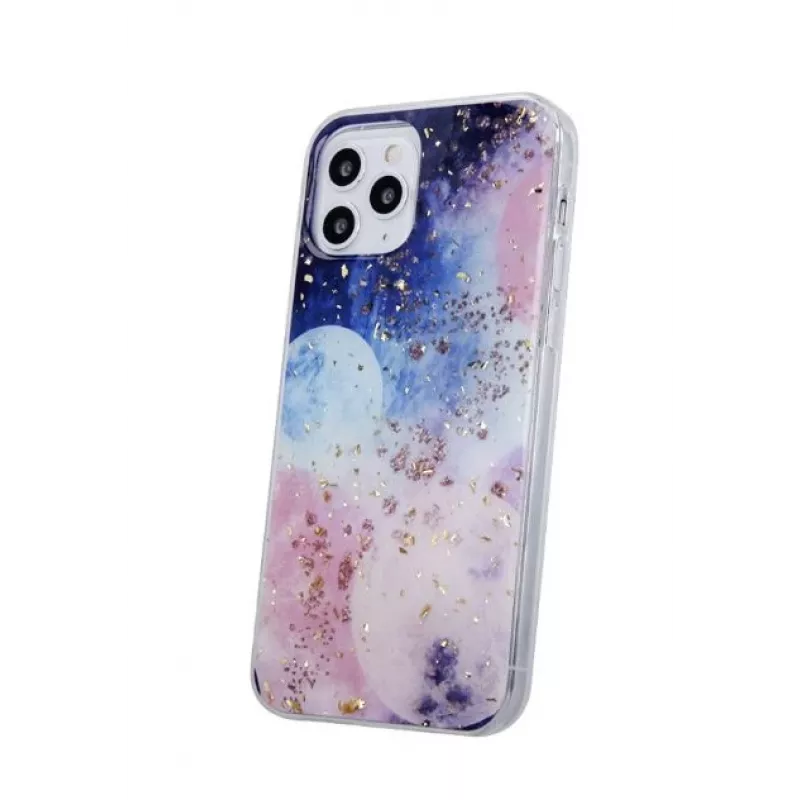iLike Apple Gold Glam dėklas, skirtas iPhone 14 Pro 6,1 colio Galactic