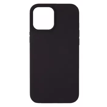 iLike Apple iPhone 12/12 Pro silikoninis dėklas, matinis TPU, juodas