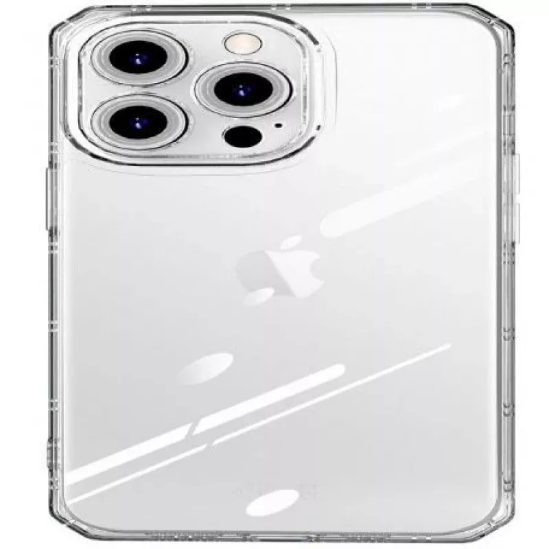 iLike Apple iPhone 14 Pro Max šarvuotas antismūginis dėklas permatomas