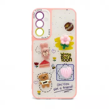 iLike Apple iPhone 15 Pro EPOXY CARTOON COVER Pink
