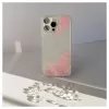 iLike Apple iPhone 15 Pro Max Silikoninis Dėklas Water Glitter Rožinis