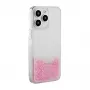 iLike Apple iPhone 15 Pro Max Silikoninis Dėklas Water Glitter Rožinis