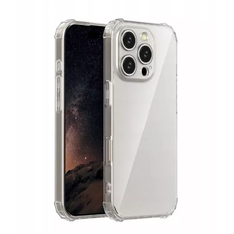iLike Apple iPhone 17 Pro Anti Shock 1.5 mm Dėklas Skaidrus