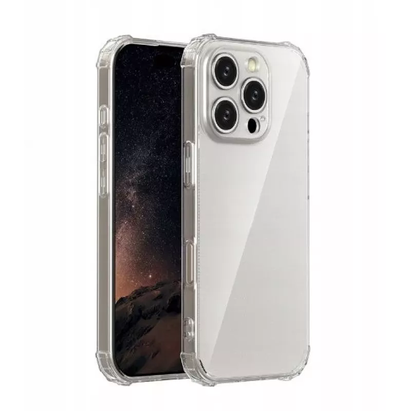 iLike Apple iPhone 17 Pro Max Anti Shock 1.5 mm Dėklas Skaidrus