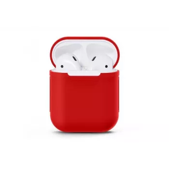iLike Apple Silicon Airpods apsauginis dėklas raudonas