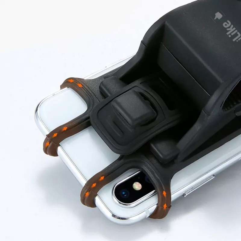 iLike Bike Holder IPH01BK Black - Universal Handlebar Mount for Smartphones 4.0-6.5 inches