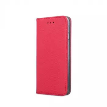 iLike Book Case V1, skirtas Xiaomi Redmi Note 10 Pro / Redmi Note 10 Pro Max, raudona, PU oda, dėklas su kortelių kišenėmis ir stovu
