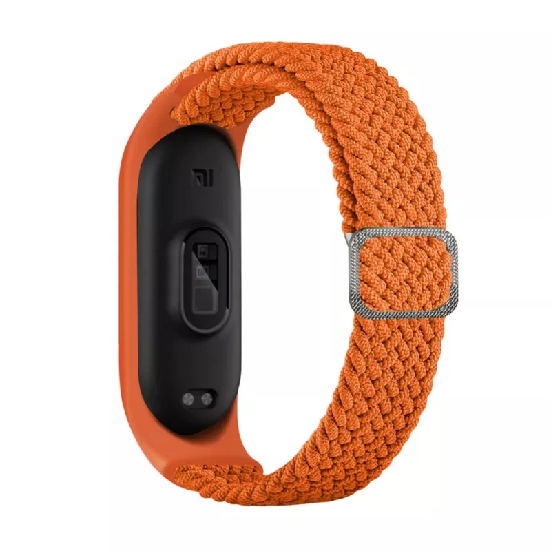 iLike Braided Fabric Strap for Xiaomi Mi Band 3/4/5/6 - Orange