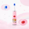 iLike Kids W3 Electric Toothbrush (Battery-Powered) +3 Attachments Pink