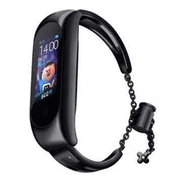 iLike Metal Band Bracelet Strap for Xiaomi Mi Band 6 / 5 / 4 / 3 Black