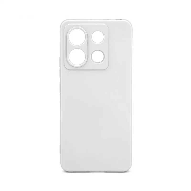 iLike Nano Silicone Case for Xiaomi Poco X6 Pro 5G - sidabrinė