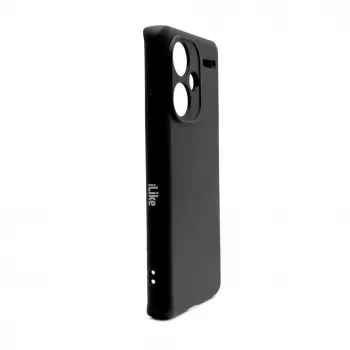 iLike Nano Silicone Case, skirtas Xiaomi Redmi Note 13 Pro Plus 5G - juoda