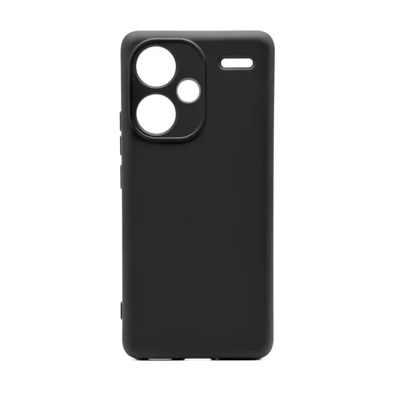 iLike Nano Silicone Case, skirtas Xiaomi Redmi Note 13 Pro Plus 5G - juoda
