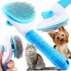 iLike Pet Smart Pet Comb šunims ir katėms, minkštas silikoninis šepetys kailio šalinimui, 15–25 mm kailiui