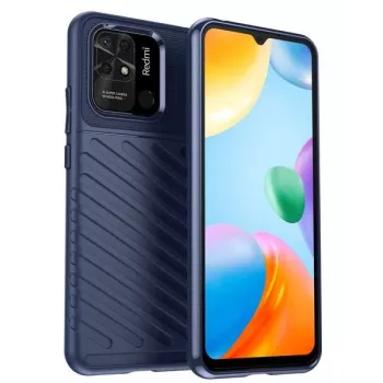 iLike Redmi 10C / Poco C40 Dėklas Lankstus Šarvuotas Dangtelis Mėlynas