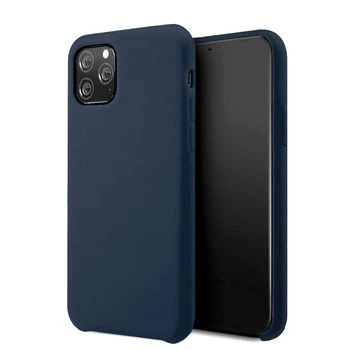 iLike Samsung Galaxy A12 / M12 silikoninis Lite dėklas - tamsiai mėlynas