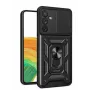 iLike Samsung Galaxy A14 Armored Case su kameros apsauga, juoda