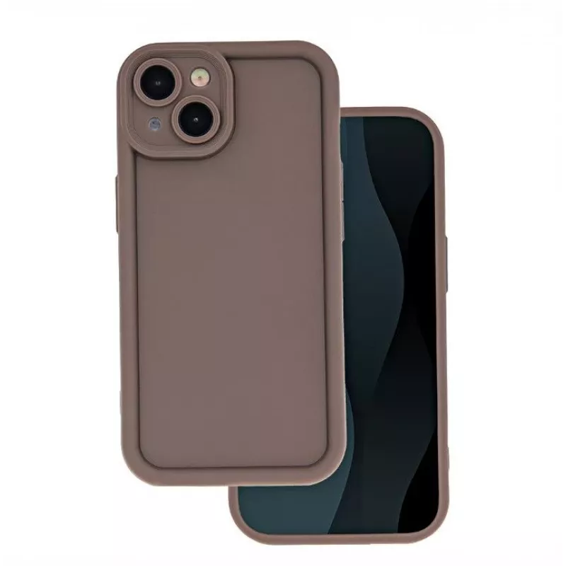 iLike Samsung Galaxy A15 4G / A15 5G Rim TPU Case Brown