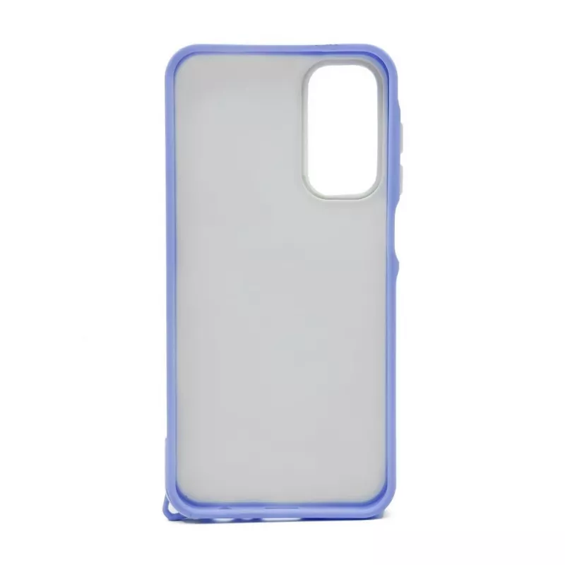 iLike Samsung Galaxy A15 Epoxy Cartoon Cover Case Purple White