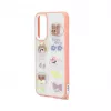 iLike Samsung Galaxy A15 Epoxy Cartoon Cover White Pink