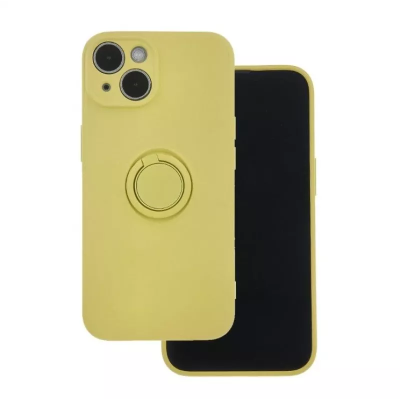 iLike Samsung Galaxy A35 5G Finger Grip Case Yellow